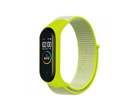 Ремінець до фітнес браслета BeCover Nylon Style для Xiaomi Mi Smart Band 7 Lime (707662)