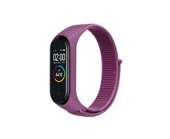 Ремешок для фитнес браслета BeCover Nylon Style для Xiaomi Mi Smart Band 7 Purple (707667)