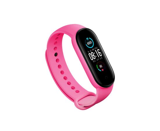 Ремінець до фітнес браслета BeCover Silicone для Xiaomi Mi Smart Band 5/6/7 Hot Pink (705556), зображення 2 Ремінець до фітнес браслета BeCover Silicone для Xiaomi Mi Smart Band 5/6/7 Hot Pink (705556), зображення 2