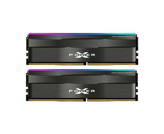 Модуль пам'яті для комп'ютера DDR4 16GB (2x8GB) 3200 MHz XPOWER Zenith RGB Silicon Power (SP016GXLZU320BDD)