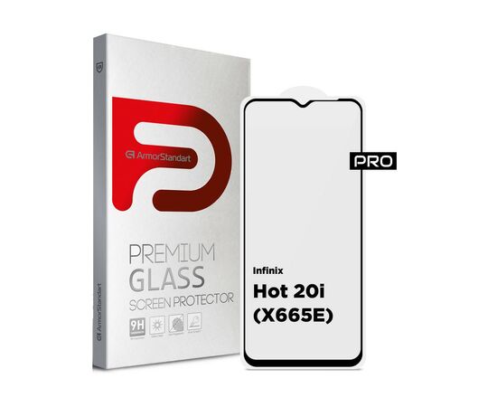 Стекло защитное Armorstandart Pro Infinix Hot 20i (X665E) Black (ARM64671)