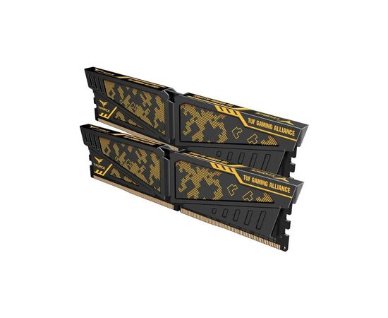 Модуль пам'яті для комп'ютера DDR4 16GB (2x8GB) 3200 MHz Vulcan TUF Yellow Team (TLTYD416G3200HC16CDC01)