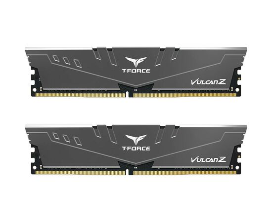 Модуль пам'яті для комп'ютера DDR4 16GB (2x8GB) 3600 MHz Vulcan Z Gray Team (TLZGD416G3600HC18JDC01)