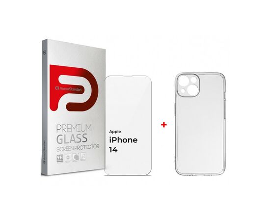 Чехол для моб. телефона Armorstandart Apple iPhone 14 (Clear glass + Air Series Case) (ARM66923)