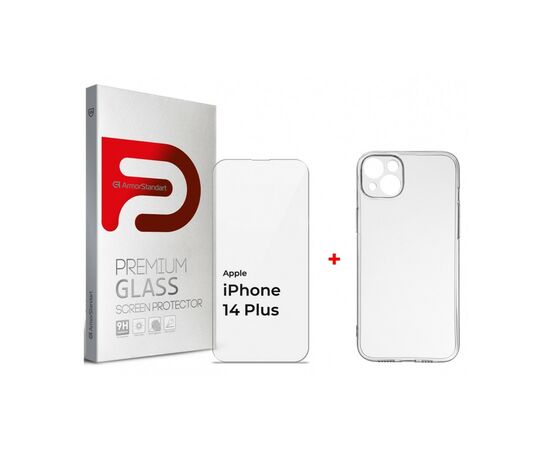 Чехол для моб. телефона Armorstandart Apple iPhone 14 Plus (Clear glass + Air Series Case) (ARM66924)