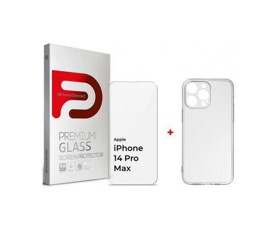 Чехол для моб. телефона Armorstandart Apple iPhone 14 Pro Max (Clear glass + Air Series Case) (ARM66921)