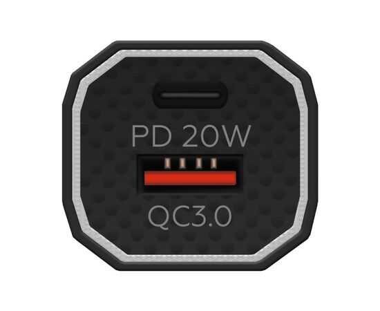 Зарядное устройство MAKE car 38W PD+QC Black (MCW-34PBK), изображение 2 Зарядное устройство MAKE car 38W PD+QC Black (MCW-34PBK), изображение 2