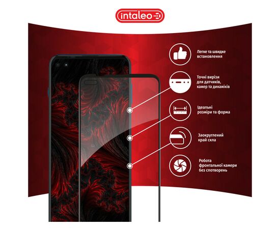 Стекло защитное Intaleo Full Glue MOTO G100 (1283126521331), изображение 3 Стекло защитное Intaleo Full Glue MOTO G100 (1283126521331), изображение 3