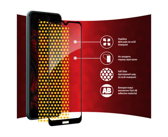 Стекло защитное Intaleo Full Glue Nokia C30 4G (1283126528828), изображение 6 Стекло защитное Intaleo Full Glue Nokia C30 4G (1283126528828), изображение 6