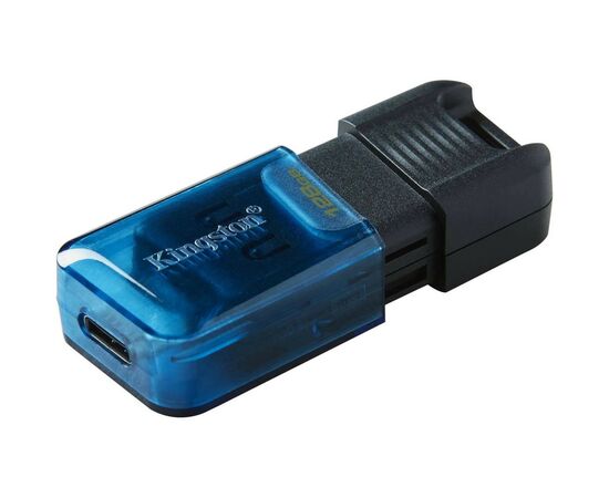 USB флеш накопитель Kingston DataTraveler 80 M Blue/Black (DT80M/128GB), изображение 2 USB флеш накопитель Kingston DataTraveler 80 M Blue/Black (DT80M/128GB), изображение 2