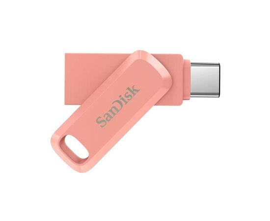 USB флеш накопитель SanDisk 256GB Ultra Dual Drive Go USB 3.0/Type-C Peach (SDDDC3-256G-G46PC), изображение 2 USB флеш накопитель SanDisk 256GB Ultra Dual Drive Go USB 3.0/Type-C Peach (SDDDC3-256G-G46PC), изображение 2