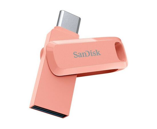 USB флеш накопитель SanDisk 256GB Ultra Dual Drive Go USB 3.0/Type-C Peach (SDDDC3-256G-G46PC), изображение 3 USB флеш накопитель SanDisk 256GB Ultra Dual Drive Go USB 3.0/Type-C Peach (SDDDC3-256G-G46PC), изображение 3