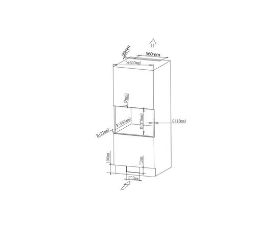 Микроволновая печь Borgio BI MWO 20L Inox, изображение 2 Микроволновая печь Borgio BI MWO 20L Inox, изображение 2