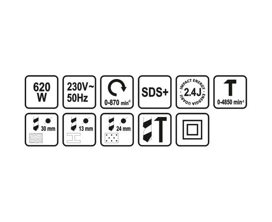 Перфоратор Sthor STH 79054 (79054), изображение 3 Перфоратор Sthor STH 79054 (79054), изображение 3