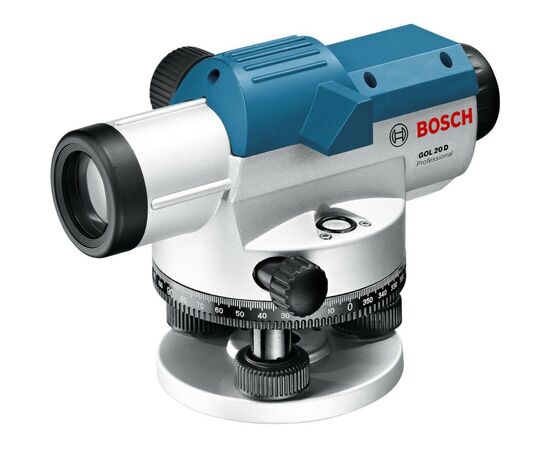 Оптичний нівелір Bosch GOL 20 D + BT 160 + GR 500 (0.601.068.402), зображення 2 Оптичний нівелір Bosch GOL 20 D + BT 160 + GR 500 (0.601.068.402), зображення 2