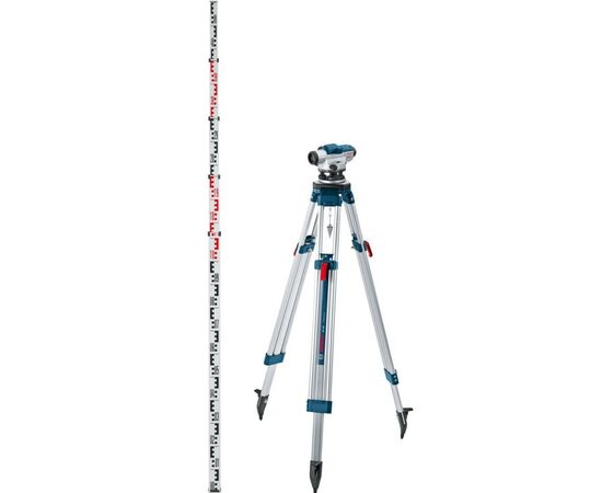 Оптичний нівелір Bosch GOL 20 D + BT 160 + GR 500 (0.601.068.402), зображення 3 Оптичний нівелір Bosch GOL 20 D + BT 160 + GR 500 (0.601.068.402), зображення 3
