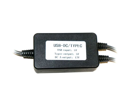 Кабель питания USB-C to DC-DC-12 XoKo (XK-DC-DC-C-12), изображение 2 Кабель питания USB-C to DC-DC-12 XoKo (XK-DC-DC-C-12), изображение 2