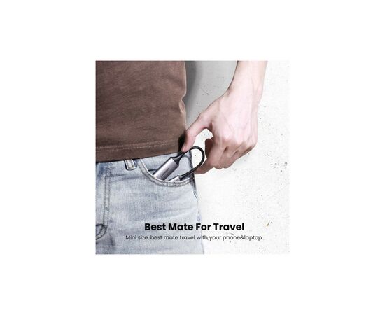 Переходник USB2.0 Type C to HDMI V2.0 4K60Hz 10cm CM297 gray Ugreen (70444), изображение 4