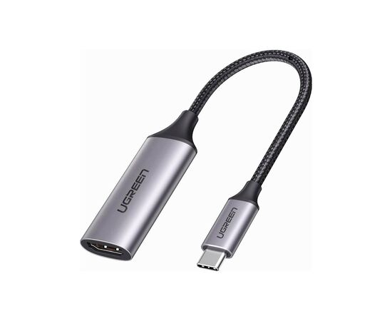 Перехідник USB2.0 Type C to HDMI V2.0 4K60Hz 10cm CM297 gray Ugreen (70444)