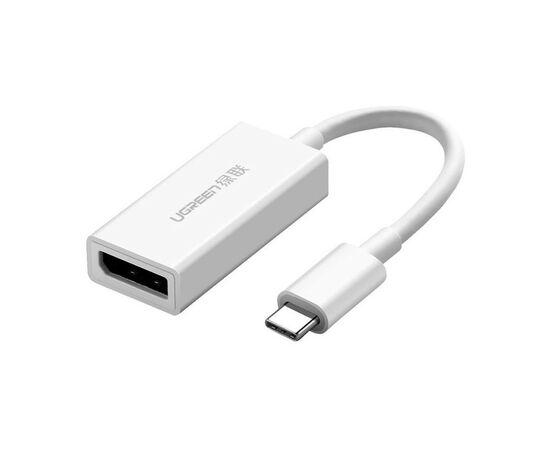 Перехідник USB-C to DisplayPort Adapter MM130 white Ugreen (40372)