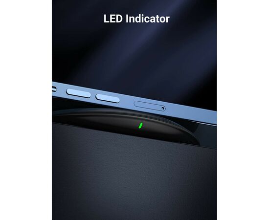 Зарядное устройство Ugreen CD186 Wireless Charging Pad (15 W) black (80537), изображение 7 Зарядное устройство Ugreen CD186 Wireless Charging Pad (15 W) black (80537), изображение 7