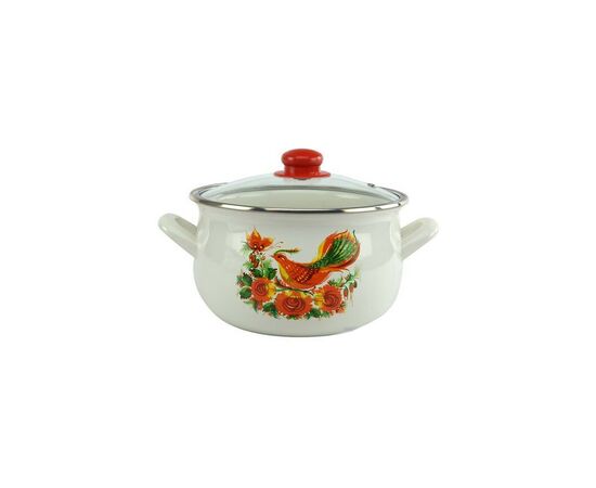 Кастрюля Gusto "Жар-птиця" 20 см 4,0 л (GT-T-120-FB)