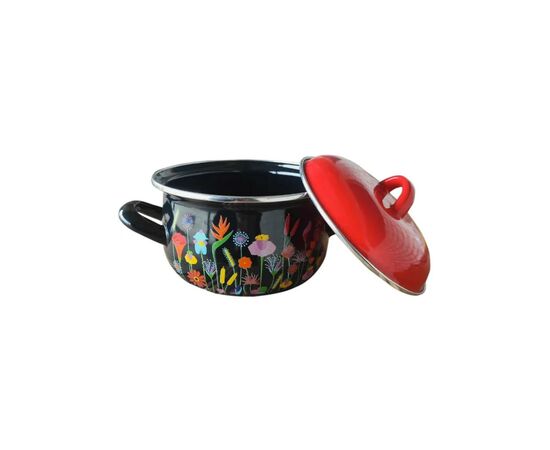 Кастрюля Gusto "Квіткова галявина" 20 см 4,0 л (GT-T-120-FM), изображение 2 Кастрюля Gusto "Квіткова галявина" 20 см 4,0 л (GT-T-120-FM), изображение 2