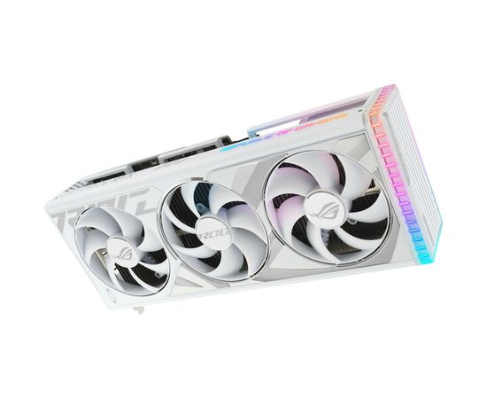 Видеокарта ASUS GeForce RTX4090 24GB ROG STRIX WHITE OC (ROG-STRIX-RTX4090-O24G-WHITE), изображение 3 Видеокарта ASUS GeForce RTX4090 24GB ROG STRIX WHITE OC (ROG-STRIX-RTX4090-O24G-WHITE), изображение 3