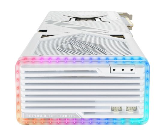Видеокарта ASUS GeForce RTX4090 24GB ROG STRIX WHITE OC (ROG-STRIX-RTX4090-O24G-WHITE), изображение 7 Видеокарта ASUS GeForce RTX4090 24GB ROG STRIX WHITE OC (ROG-STRIX-RTX4090-O24G-WHITE), изображение 7