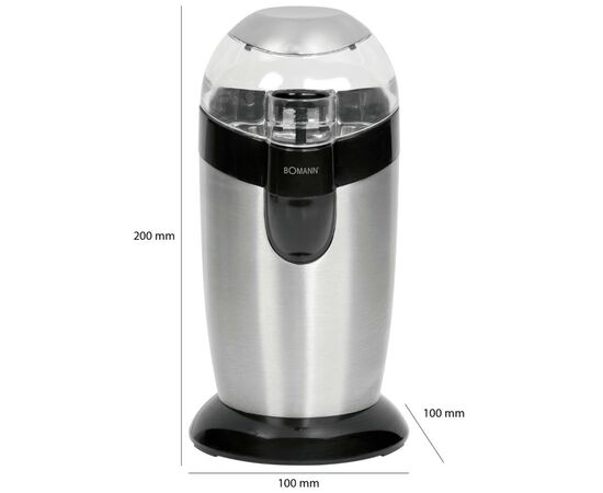Кофемолка Bomann KSW 445 СВ (KSW445СВ), изображение 4 Кофемолка Bomann KSW 445 СВ (KSW445СВ), изображение 4