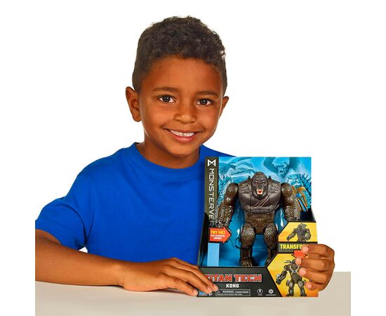 Фігурка Godzilla vs. Kong Titan Tech Конг 20 см (34932), зображення 6 Фігурка Godzilla vs. Kong Titan Tech Конг 20 см (34932), зображення 6