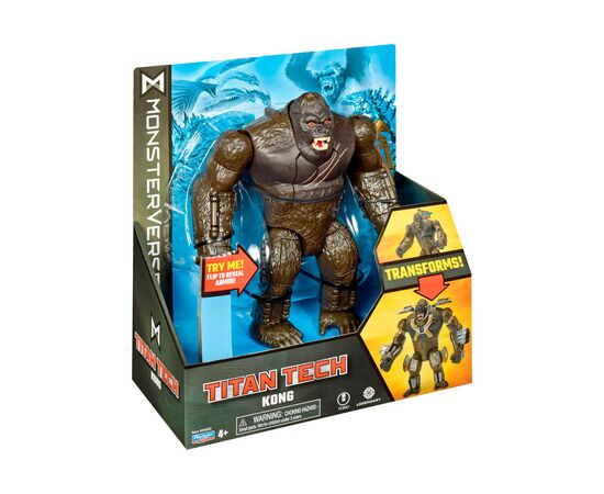 Фігурка Godzilla vs. Kong Titan Tech Конг 20 см (34932), зображення 7 Фігурка Godzilla vs. Kong Titan Tech Конг 20 см (34932), зображення 7