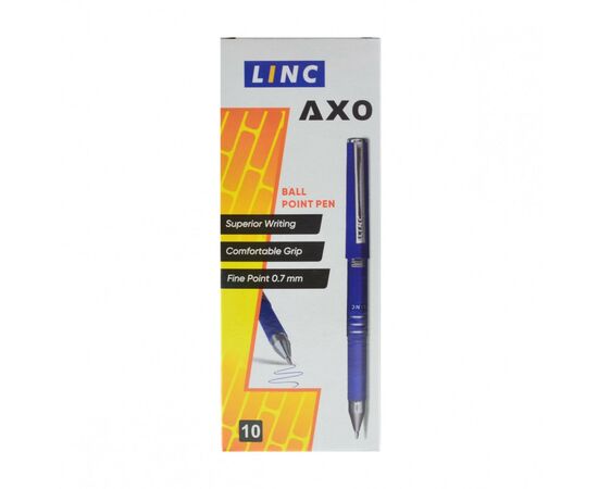 Ручка шариковая LINC AXO Roller 0,7 мм синяя (410975)