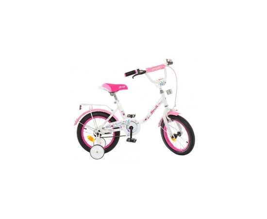 Детский велосипед Profi Flower 14" (Y1485 white/pink)