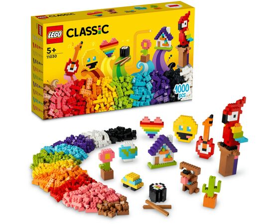 Конструктор LEGO Classic Безліч кубиків 1000 деталей (11030), зображення 9 Конструктор LEGO Classic Безліч кубиків 1000 деталей (11030), зображення 9