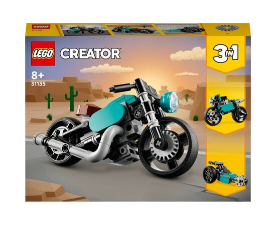 Конструктор LEGO Creator Винтажный мотоцикл 128 деталей (31135)