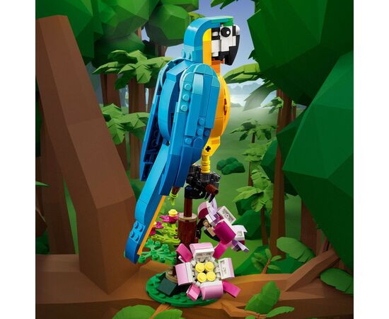 Конструктор LEGO Creator Экзотический попугай 253 детали (31136), изображение 3 Конструктор LEGO Creator Экзотический попугай 253 детали (31136), изображение 3