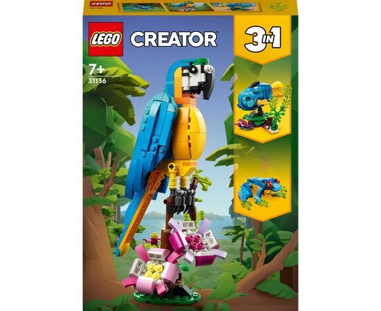 Конструктор LEGO Creator Экзотический попугай 253 детали (31136)