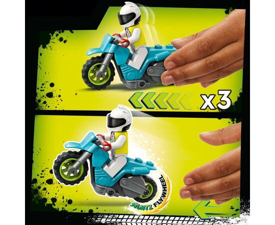 Конструктор LEGO City Stuntz Завдання із каскадерською вантажівкою та вогняним колом 479 деталей (60357), зображення 5 Конструктор LEGO City Stuntz Завдання із каскадерською вантажівкою та вогняним колом 479 деталей (60357), зображення 5