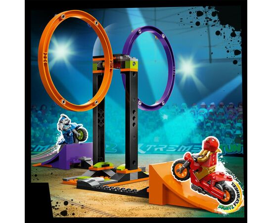 Конструктор LEGO City Stuntz Каскадерское задание с вращением 117 деталей (60360), изображение 5 Конструктор LEGO City Stuntz Каскадерское задание с вращением 117 деталей (60360), изображение 5