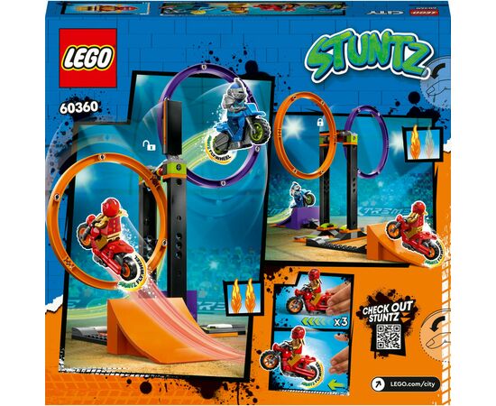 Конструктор LEGO City Stuntz Каскадерское задание с вращением 117 деталей (60360), изображение 7 Конструктор LEGO City Stuntz Каскадерское задание с вращением 117 деталей (60360), изображение 7