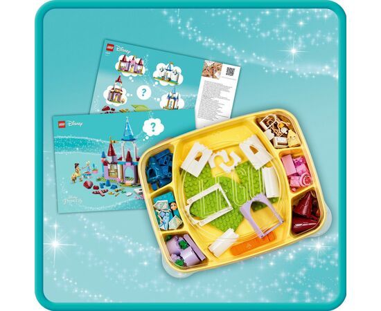 Конструктор LEGO Disney Princess Творческие замки диснеевских принцесс 140 деталей (43219), изображение 5 Конструктор LEGO Disney Princess Творческие замки диснеевских принцесс 140 деталей (43219), изображение 5
