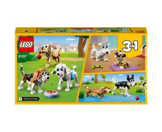 Конструктор LEGO Creator Милые собачки 475 деталей (31137), изображение 10 Конструктор LEGO Creator Милые собачки 475 деталей (31137), изображение 10