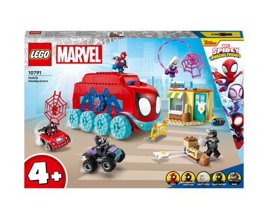 Конструктор LEGO Marvel Мобильная штаб-квартира команды Паука 187 деталей (10791)