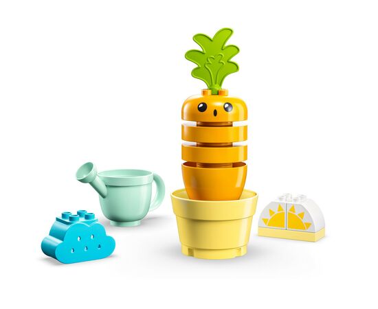 Конструктор LEGO DUPLO My First Морква на грядці 11 деталей (10981), зображення 2 Конструктор LEGO DUPLO My First Морква на грядці 11 деталей (10981), зображення 2