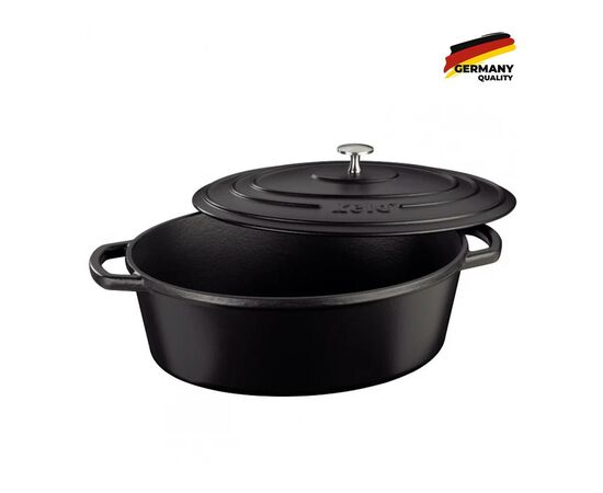 Гусятница Kela Calido 6 л Black (12473), изображение 2 Гусятница Kela Calido 6 л Black (12473), изображение 2