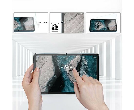 Скло захисне BeCover Nokia T21 10.4" (708798), зображення 3 Скло захисне BeCover Nokia T21 10.4" (708798), зображення 3