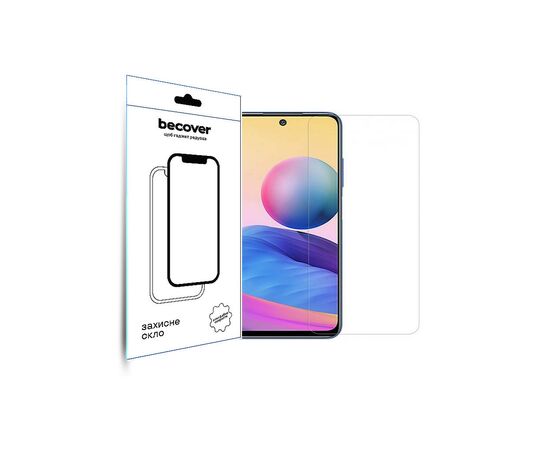 Стекло защитное BeCover Poco M4 Pro 4G 3D Crystal Clear Glass (708591)