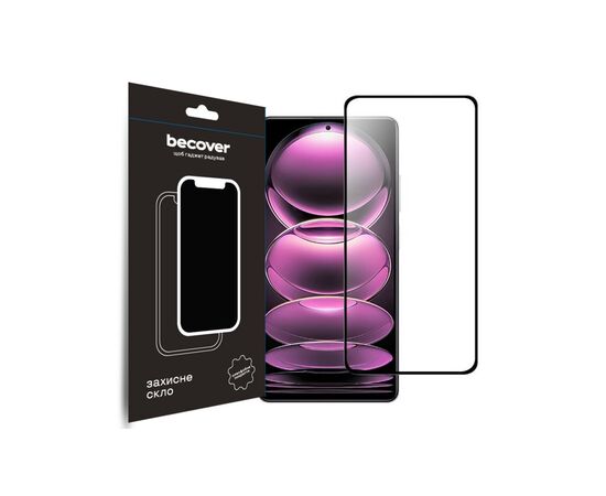 Стекло защитное BeCover Poco X5 Pro 5G Black (708820)