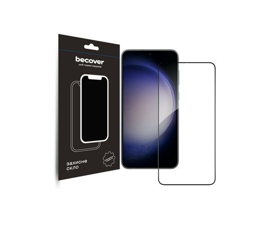 Скло захисне BeCover Samsung Galaxy S23 SM-S911 Black (708821)